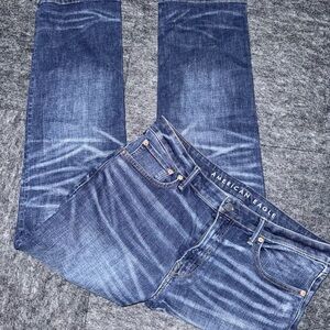 American Eagle Dark Blue Denim 36/30 Straight Airflex